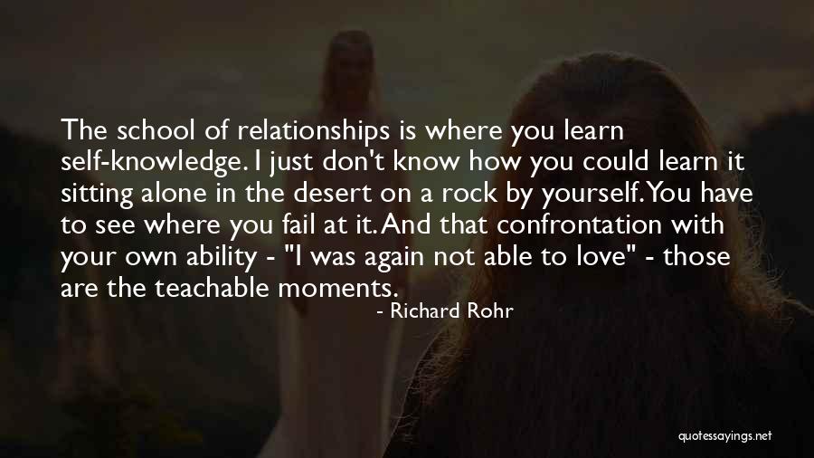 Love Sitting Quotes By Richard Rohr