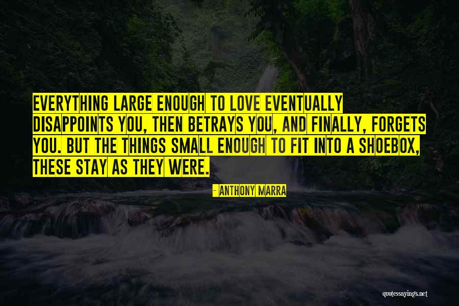 Love Small Things Quotes By Anthony Marra