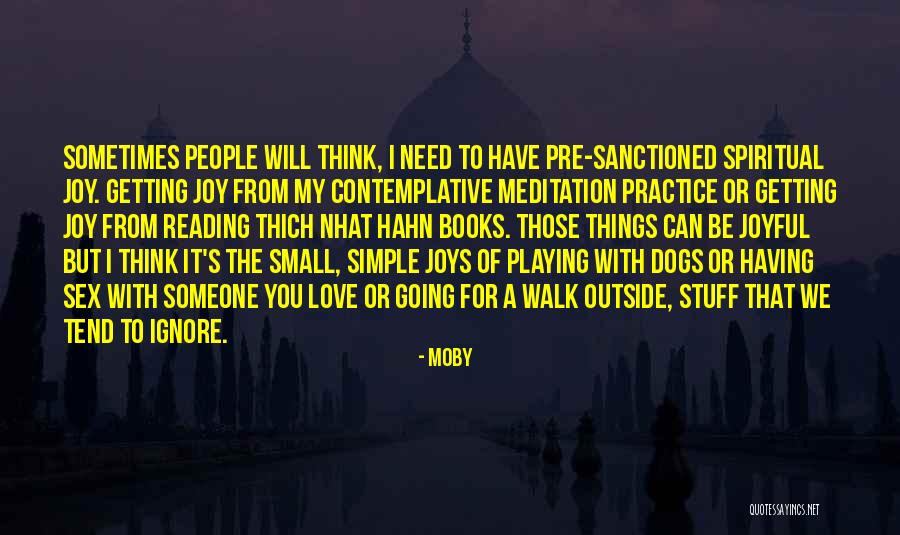 Love Small Things Quotes By Moby