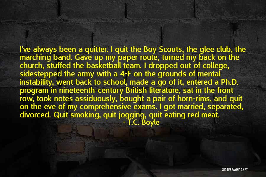 Love Smoking Quotes By T.C. Boyle Love Smoking Quotes By T.C. Boyle