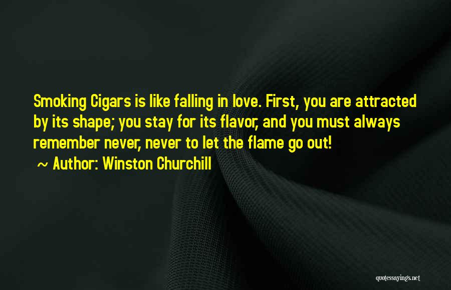 Love Smoking Quotes By Winston Churchill