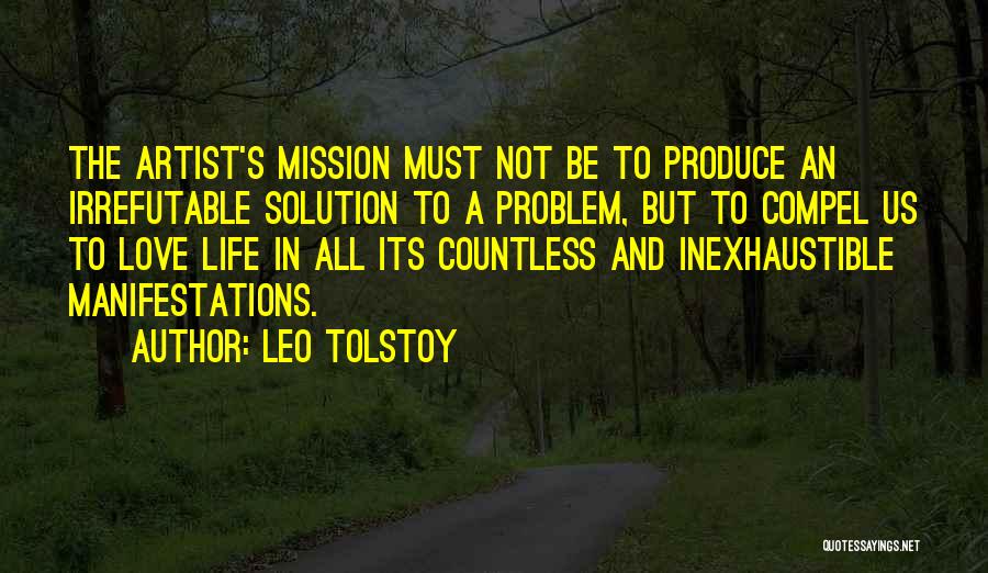 Love Solution Quotes By Leo Tolstoy