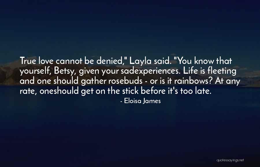 Love Someone Before Is Too Late Quotes By Eloisa James Love Someone Before Is Too Late Quotes By Eloisa James