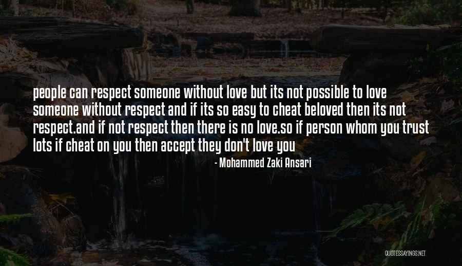 Love Someone Is Not Easy Quotes By Mohammed Zaki Ansari