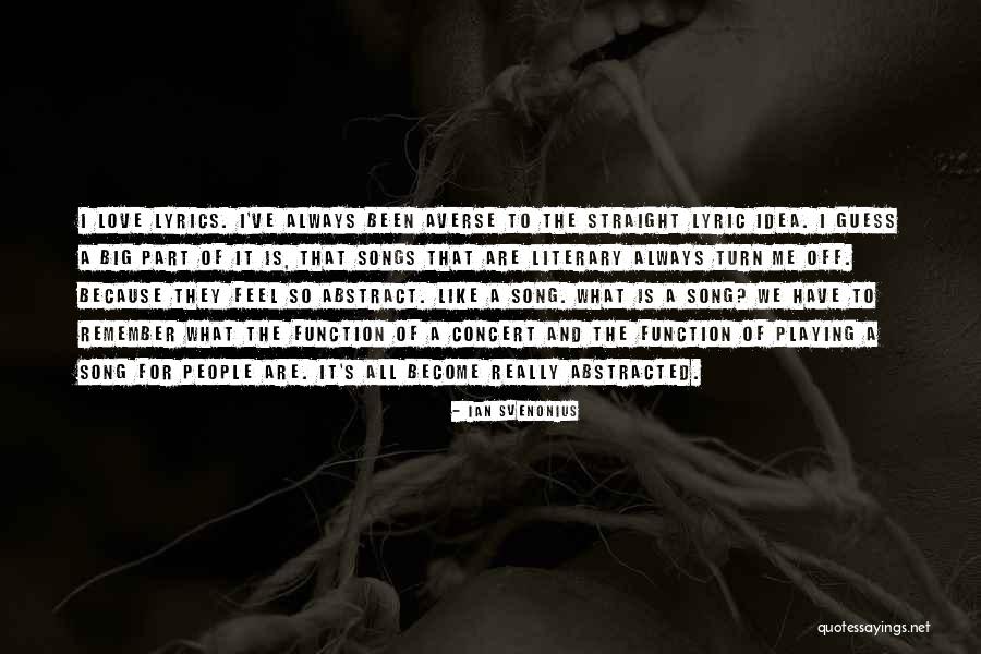 Love Song Lyric Quotes By Ian Svenonius Love Song Lyric Quotes By Ian Svenonius