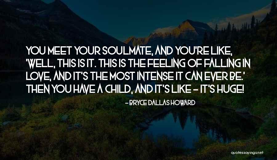 Love Soulmate Quotes By Bryce Dallas Howard