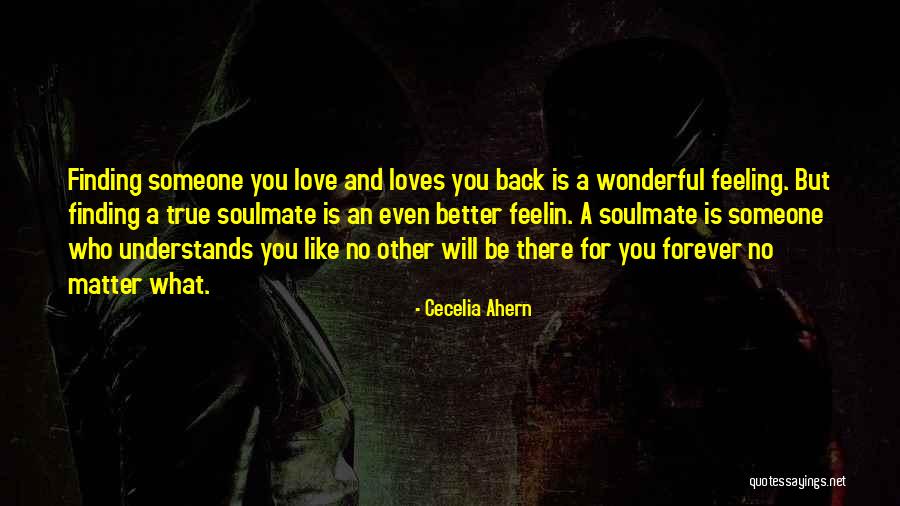 Love Soulmate Quotes By Cecelia Ahern