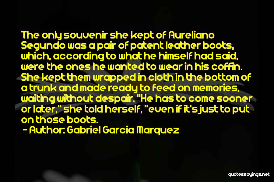 Love Souvenir Quotes By Gabriel Garcia Marquez