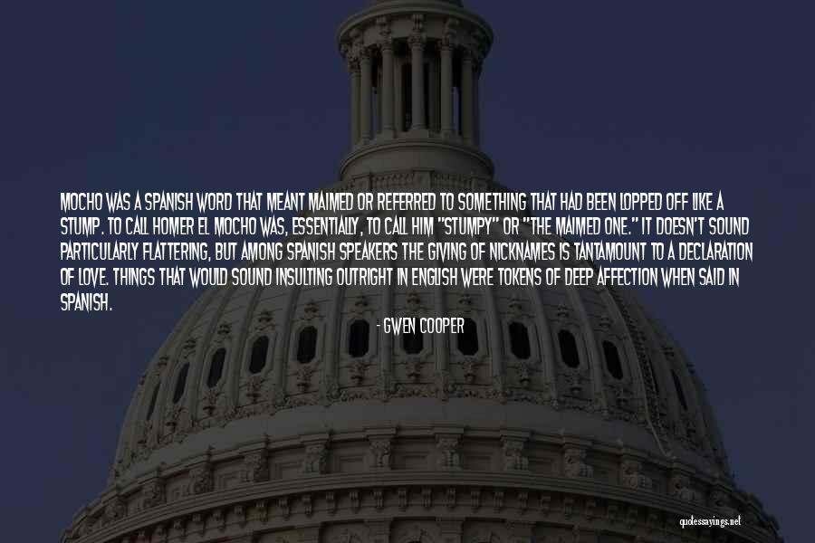 Love Speakers Quotes By Gwen Cooper Love Speakers Quotes By Gwen Cooper