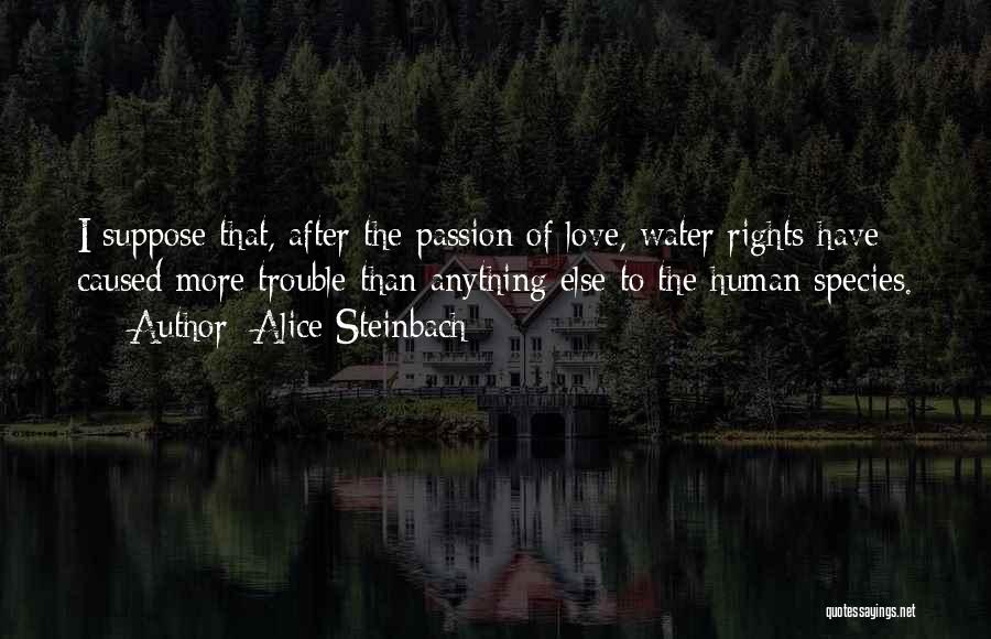 Love Species Quotes By Alice Steinbach Love Species Quotes By Alice Steinbach