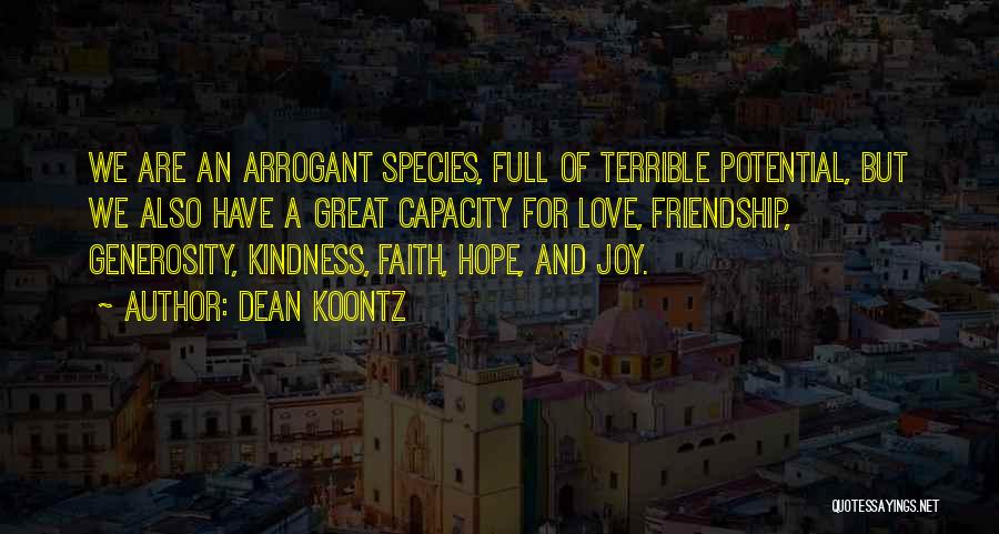 Love Species Quotes By Dean Koontz