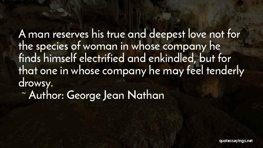 Love Species Quotes By George Jean Nathan
