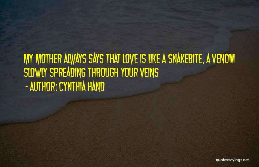 Love Spreading Quotes By Cynthia Hand