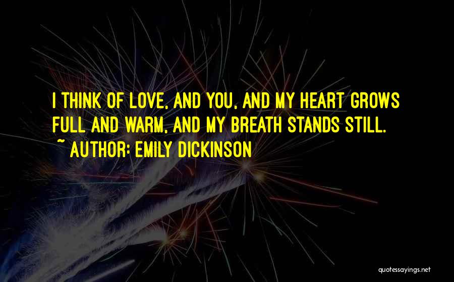 Love Stands Quotes By Emily Dickinson