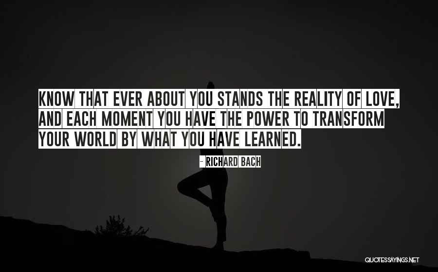 Love Stands Quotes By Richard Bach