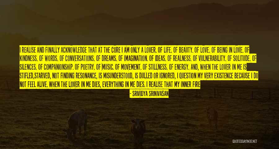 Love Starved Quotes By Srividya Srinivasan Love Starved Quotes By Srividya Srinivasan