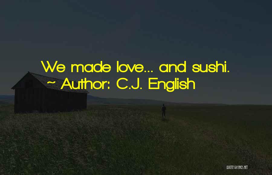 Love Story Book Quotes By C.J. English