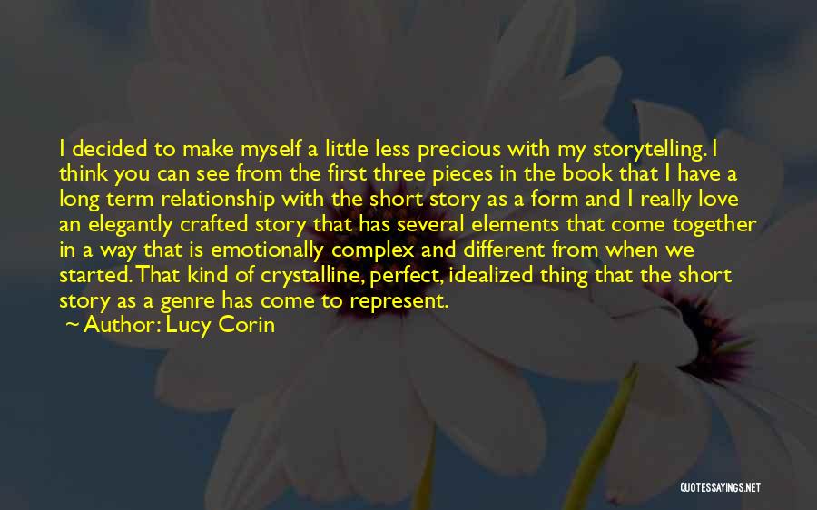 Love Story Book Quotes By Lucy Corin
