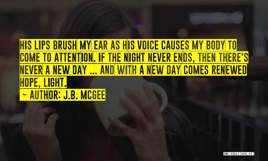 Love Story Ends Quotes By J.B. McGee