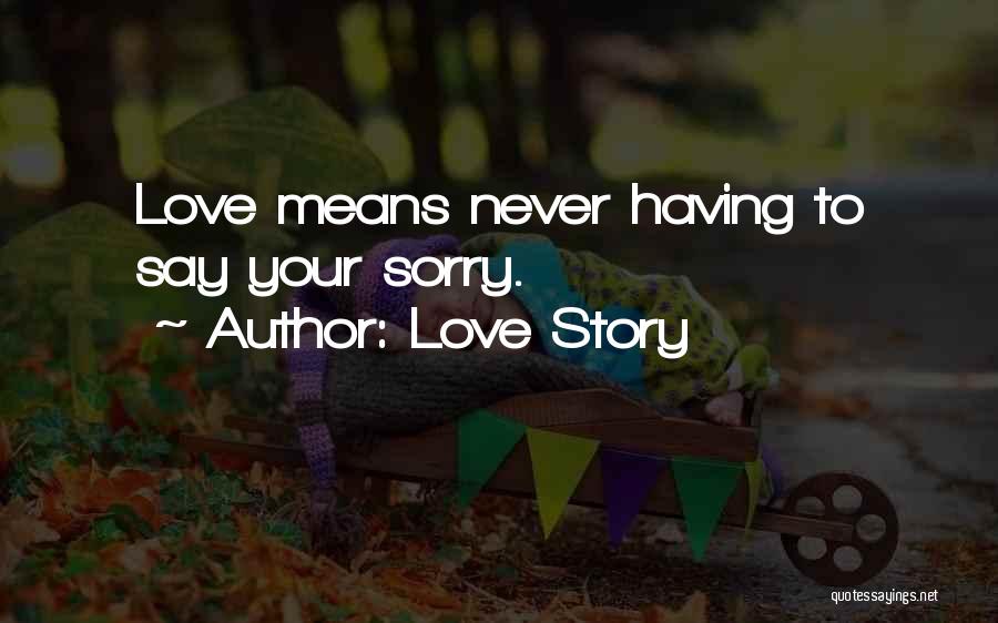 Love Story Quotes 1661215