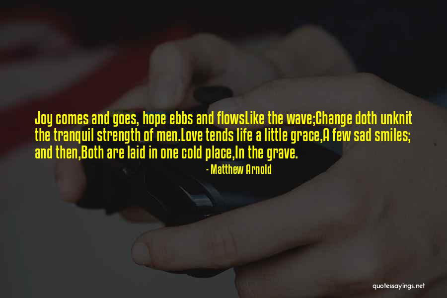 Love Strength And Change Quotes By Matthew Arnold