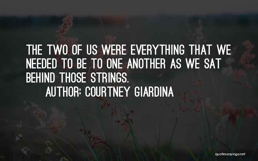 Love Strings Quotes By Courtney Giardina