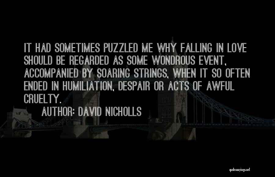 Love Strings Quotes By David Nicholls