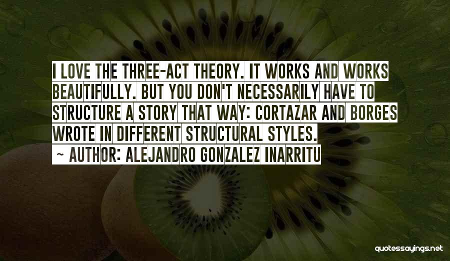 Love Styles Quotes By Alejandro Gonzalez Inarritu