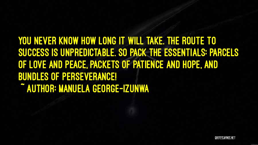 Love Success Quotes By Manuela George-Izunwa