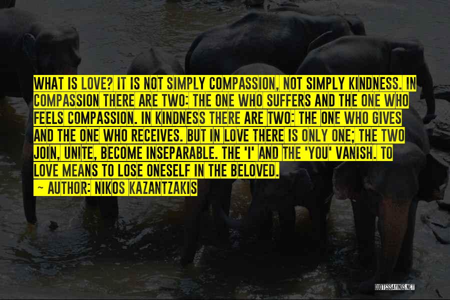 Love Suffers Quotes By Nikos Kazantzakis