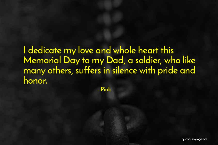 Love Suffers Quotes By Pink