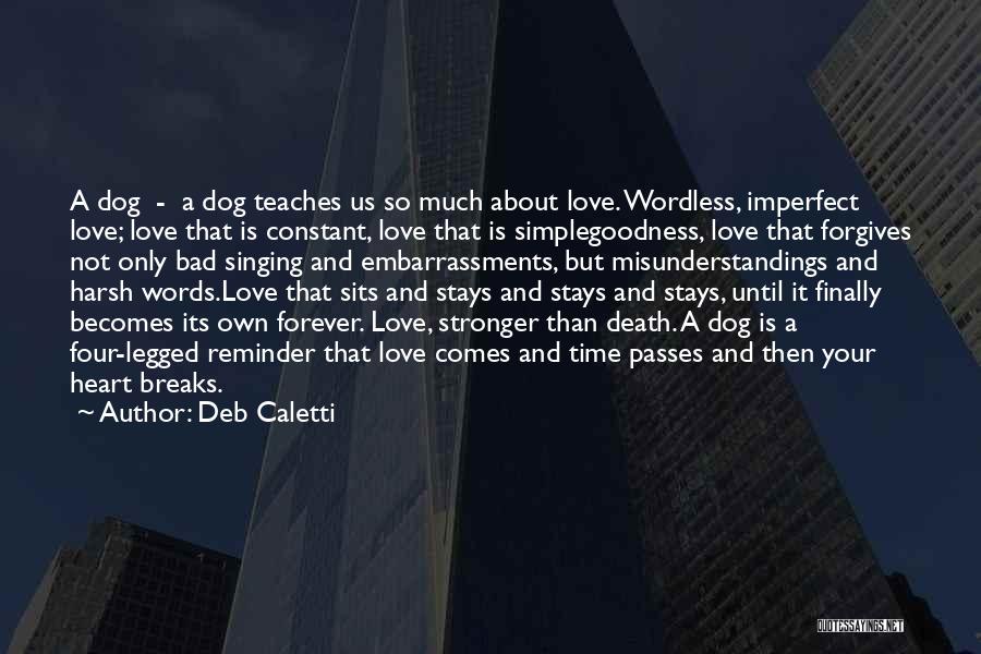 Love Teaches Us Quotes By Deb Caletti