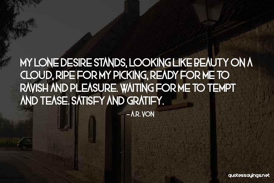 Love Tease Quotes By A.R. Von