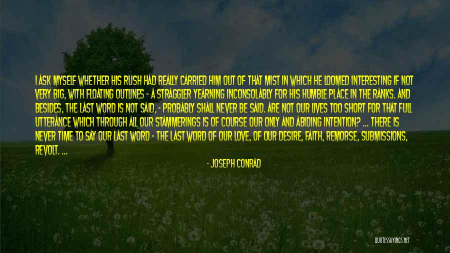 Love That Are Short Quotes By Joseph Conrad