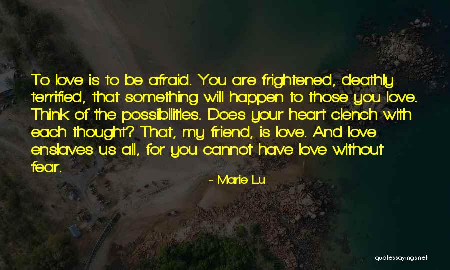 Love That Cannot Happen Quotes By Marie Lu Love That Cannot Happen Quotes By Marie Lu