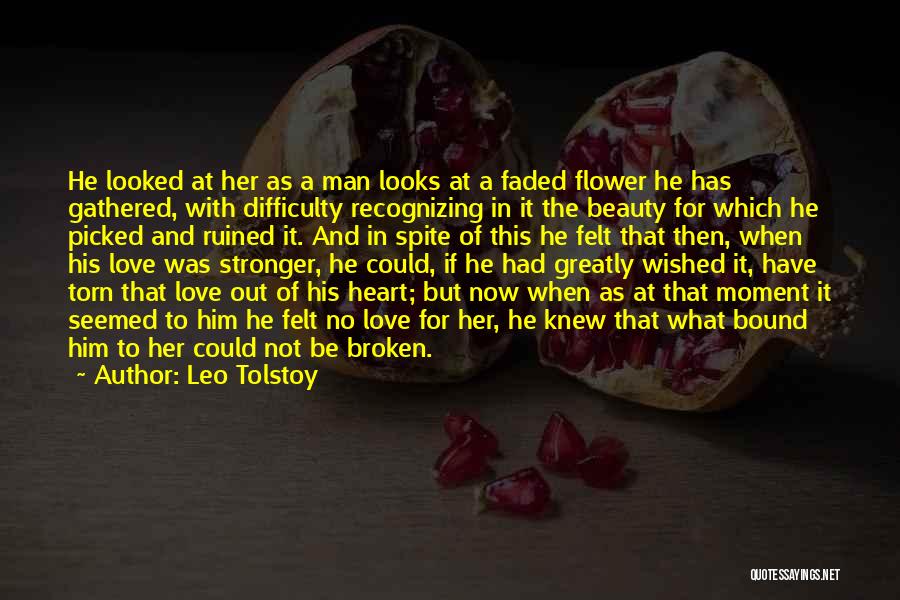 Love That Has Faded Quotes By Leo Tolstoy
