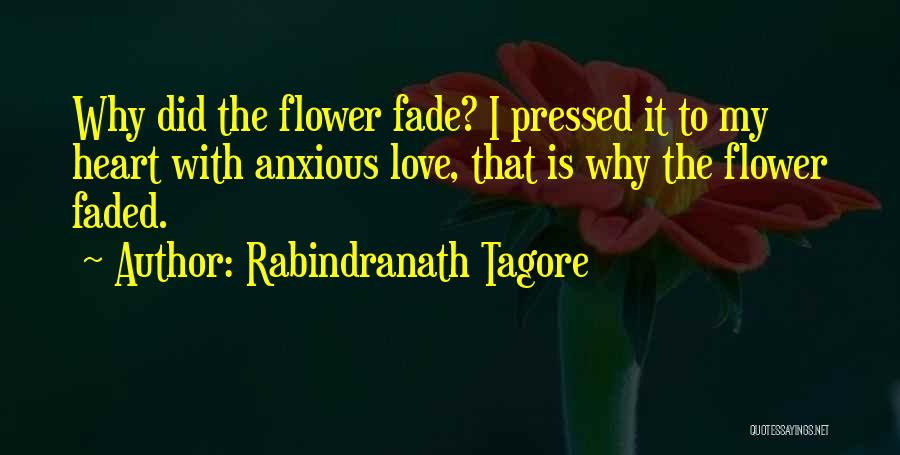 Love That Has Faded Quotes By Rabindranath Tagore