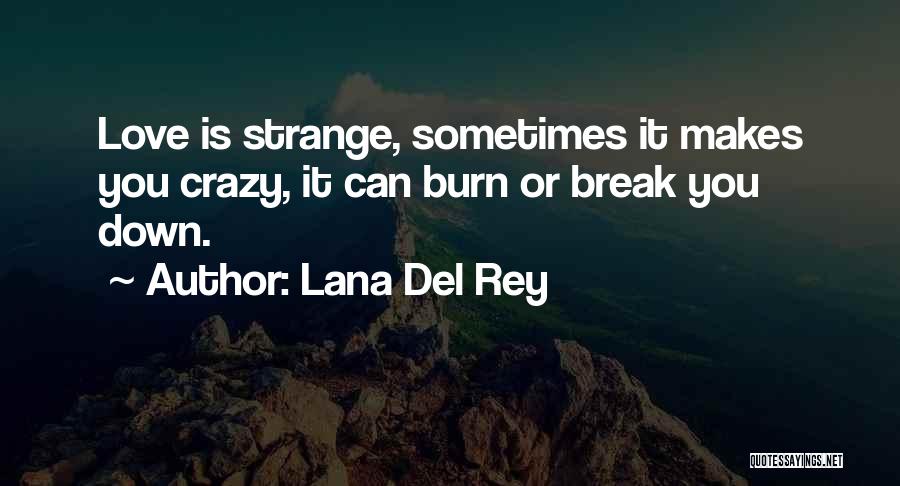 Love That Makes You Crazy Quotes By Lana Del Rey