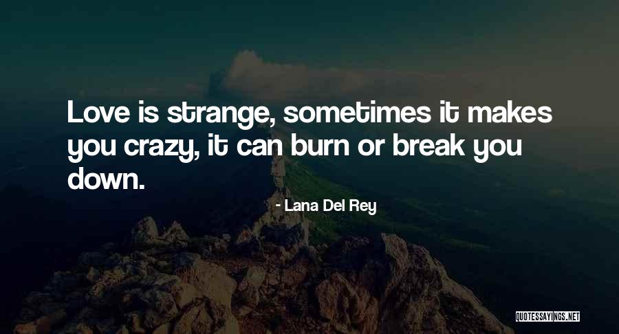 Love That Makes You Crazy Quotes By Lana Del Rey