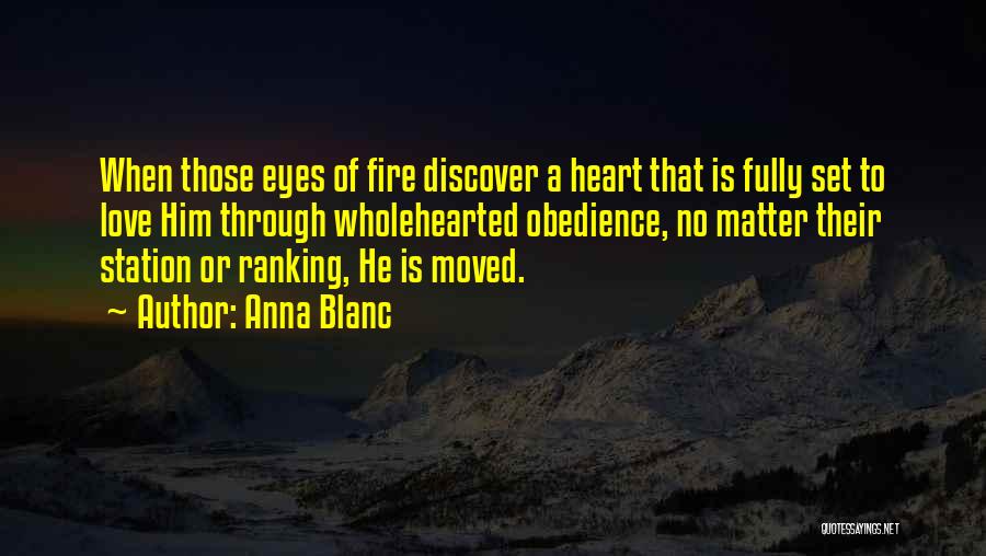 Love That Quotes By Anna Blanc