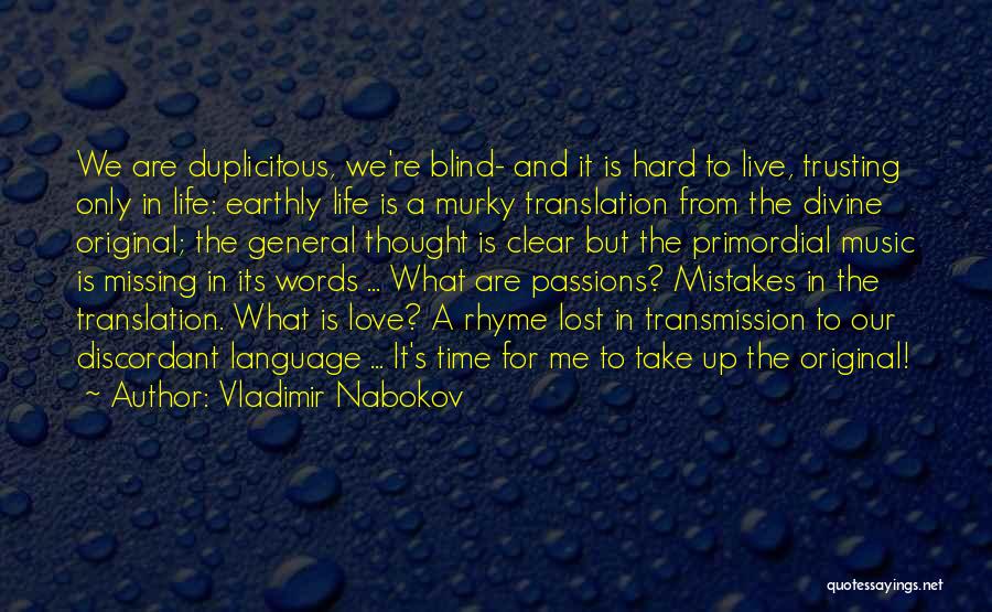 Love That Rhyme Quotes By Vladimir Nabokov