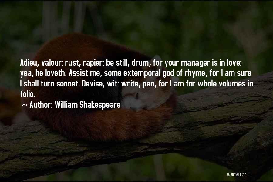 Love That Rhyme Quotes By William Shakespeare