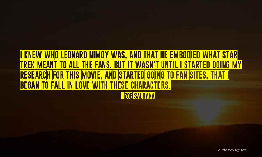 Love That Wasn't Meant To Be Quotes By Zoe Saldana