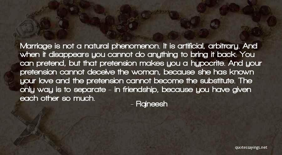 Love That Woman Quotes By Rajneesh