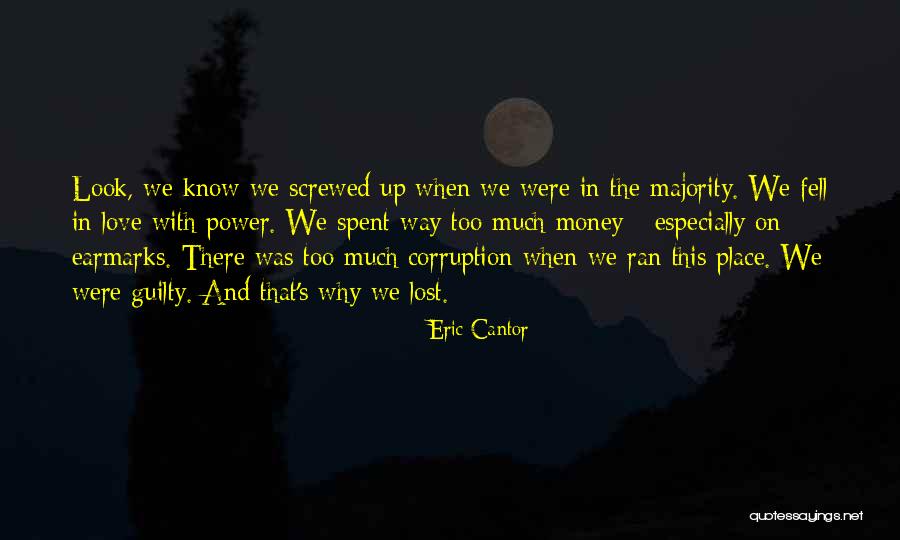 Love That's Lost Quotes By Eric Cantor Love That's Lost Quotes By Eric Cantor