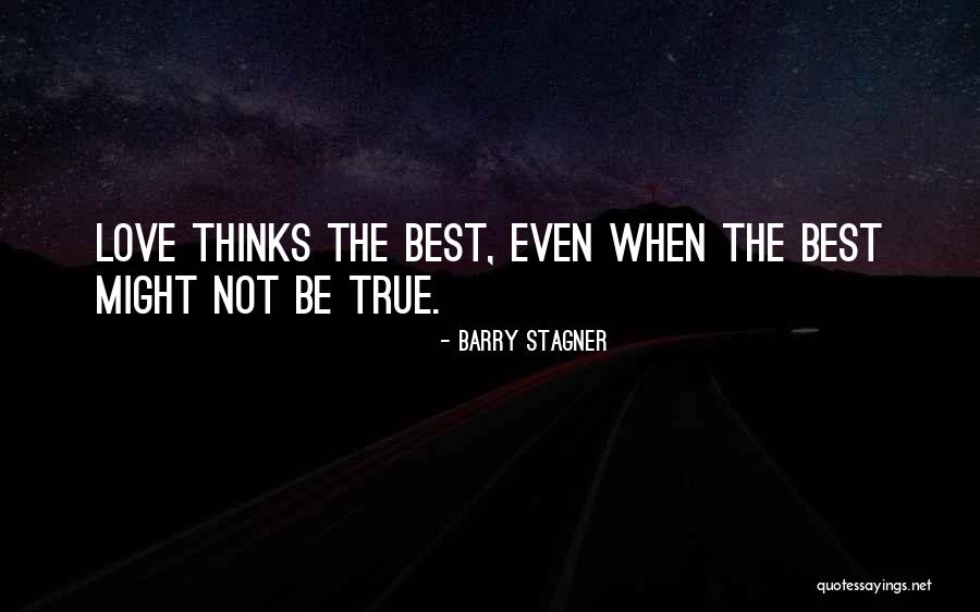 Love The Best Quotes By Barry Stagner