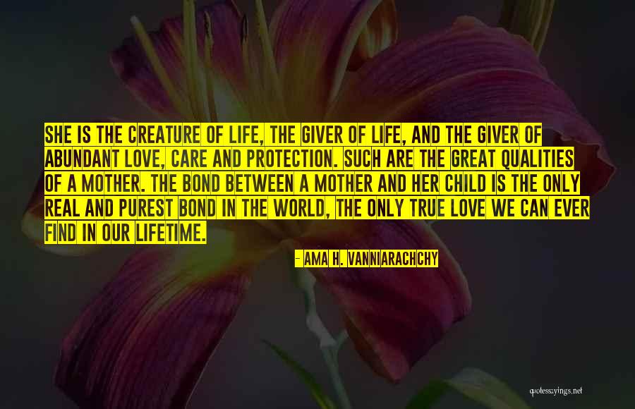 Love The Giver Quotes By Ama H. Vanniarachchy