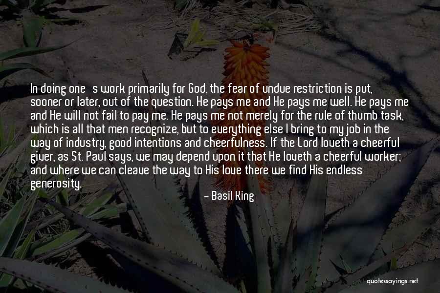 Love The Giver Quotes By Basil King Love The Giver Quotes By Basil King