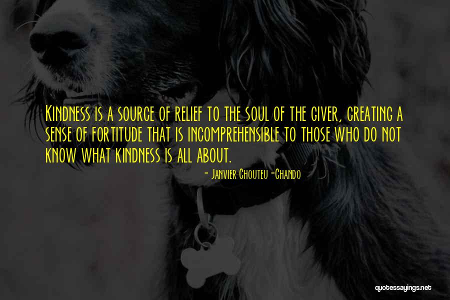 Love The Giver Quotes By Janvier Chouteu-Chando