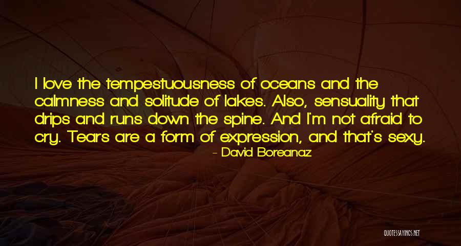 Love The Ocean Quotes By David Boreanaz Love The Ocean Quotes By David Boreanaz